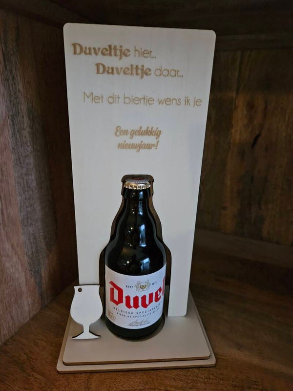 Nieuwjaarsbrief dik flesje