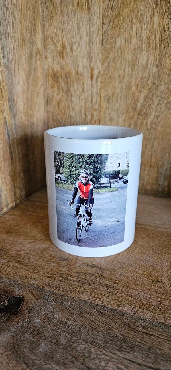 Gepersonaliseerde mok met eigen foto