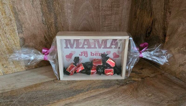 Fotokader voor moederdag "Mama jij bent Chocotof"