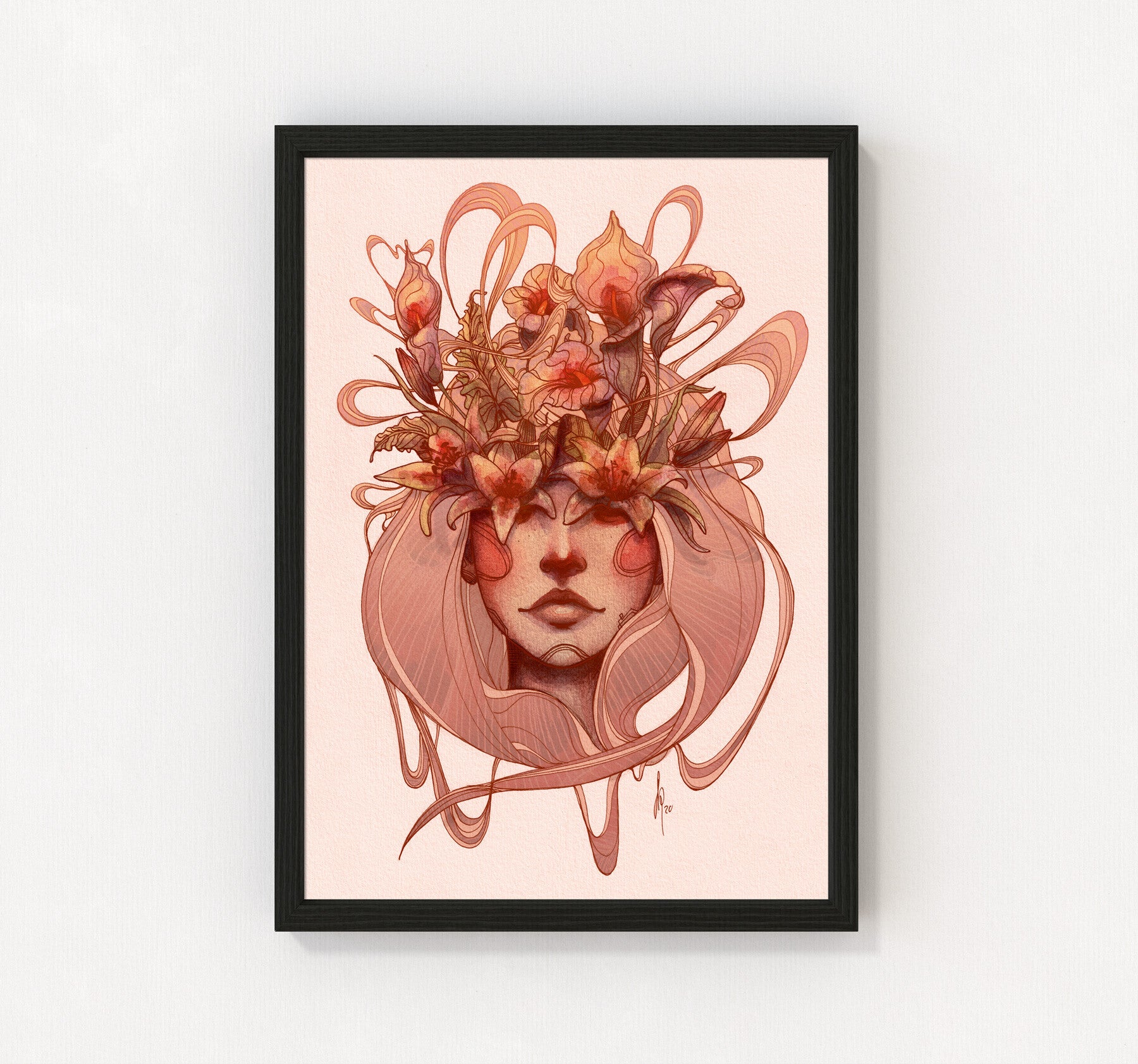 Kunstposter A3 "VOID (BLIND)"