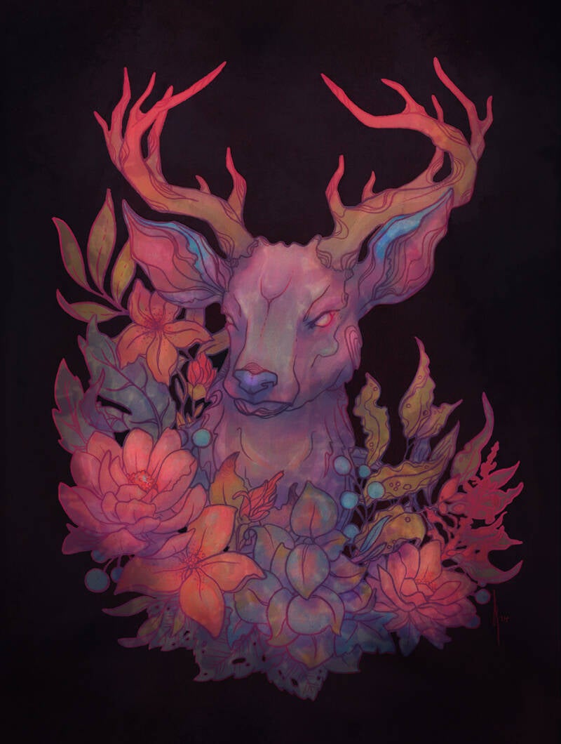 NIGHT DEER