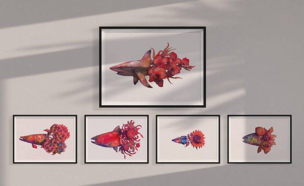 Kunstdruckserie "FLOW OF LIFE"