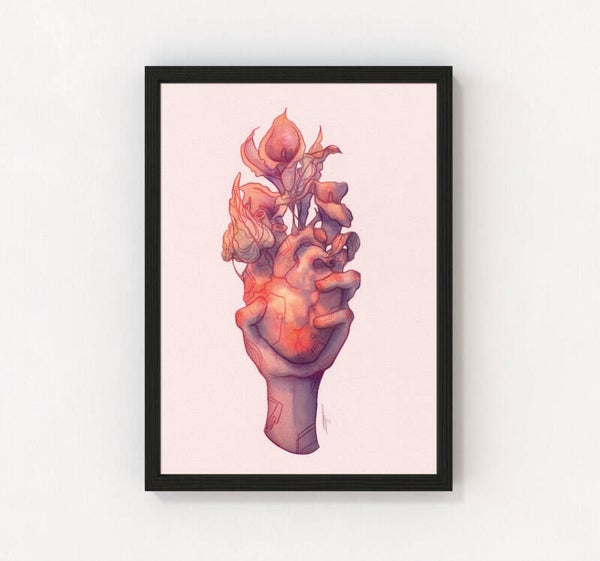 Kunstposter "HEARTBEAT"