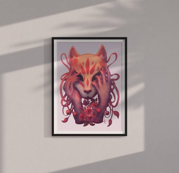 Kunstdruck "KITSUNE"