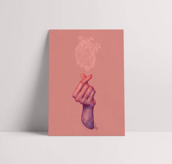 Postkarte "HEARTBEATS"