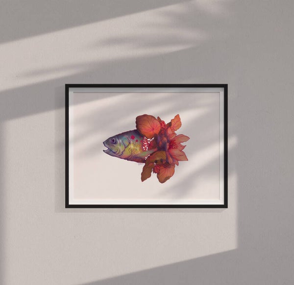 Kunstdruck "FLOW OF LIFE - MENHADEN"