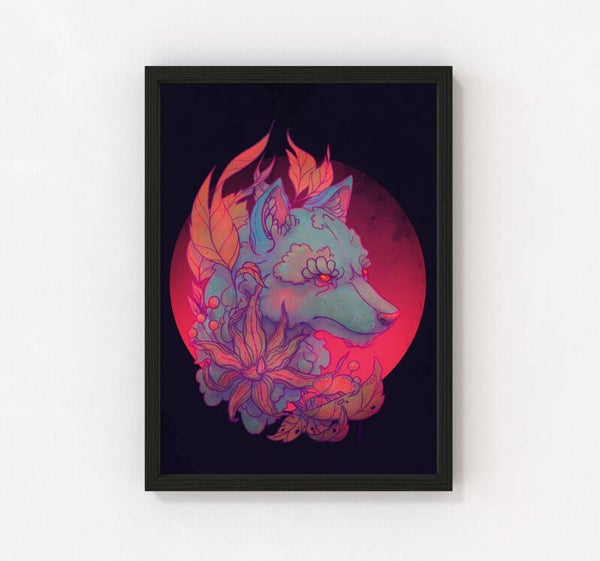 Kunstposter A4 "NIGHT SOUL"