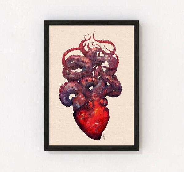 Kunstposter "OCTO HEART"