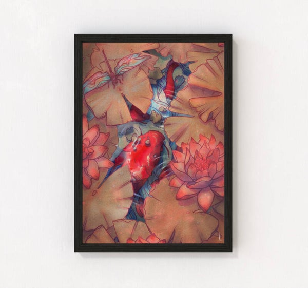 Kunstposter "SEELENRUHE"