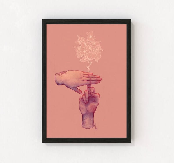 Kunstposter "WHAT A WONDERFU* DAY!"