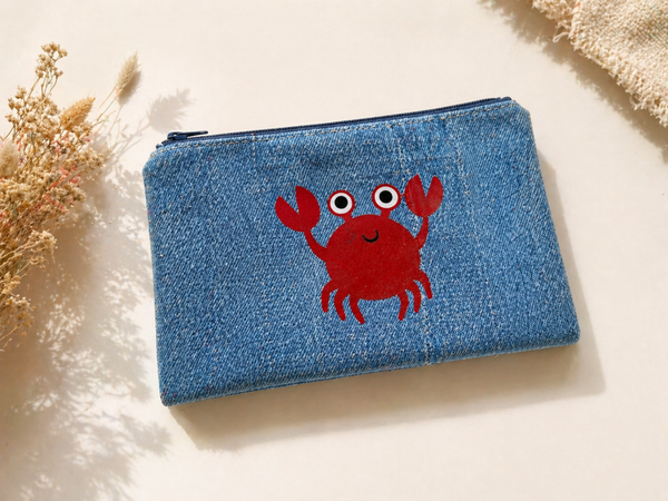 Pochette jean "Crabe"
