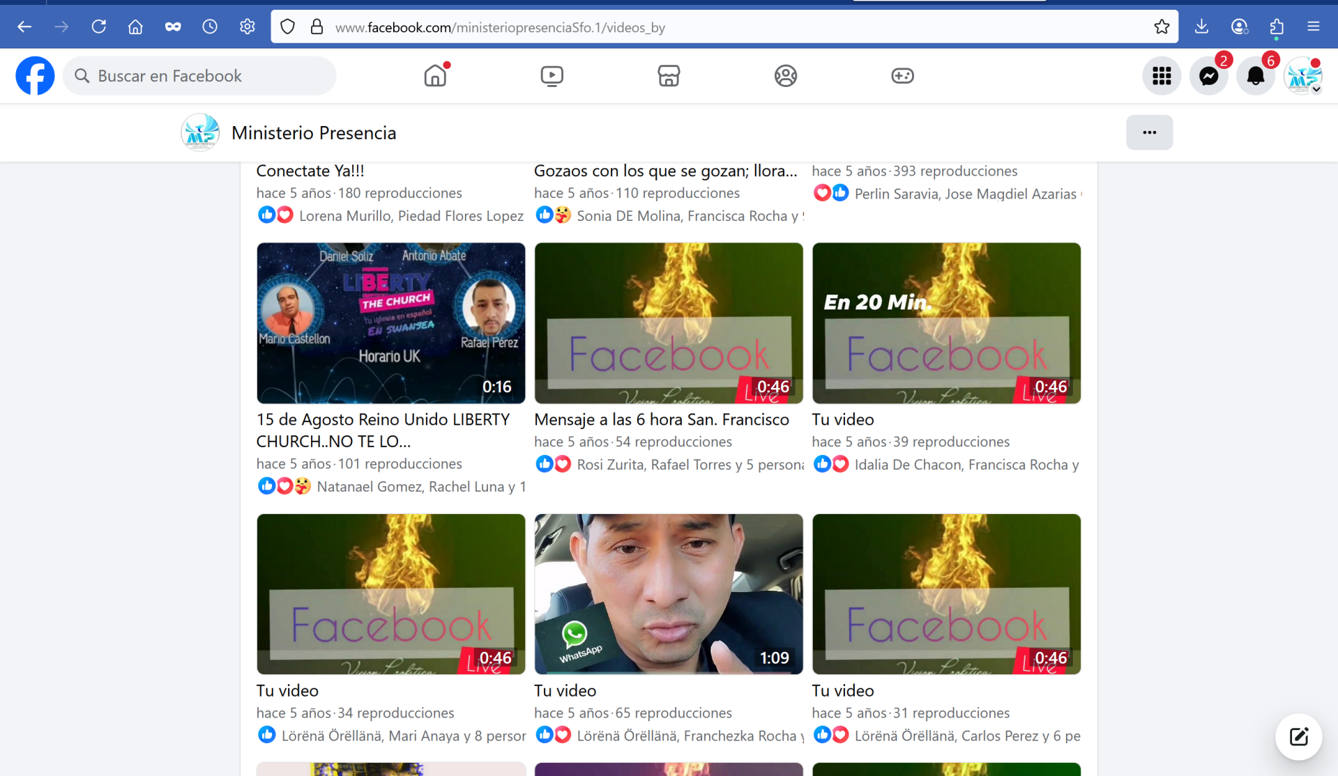 Video de hace 5 años derechos exclusivos de Ministerio Presncia Global Church Online