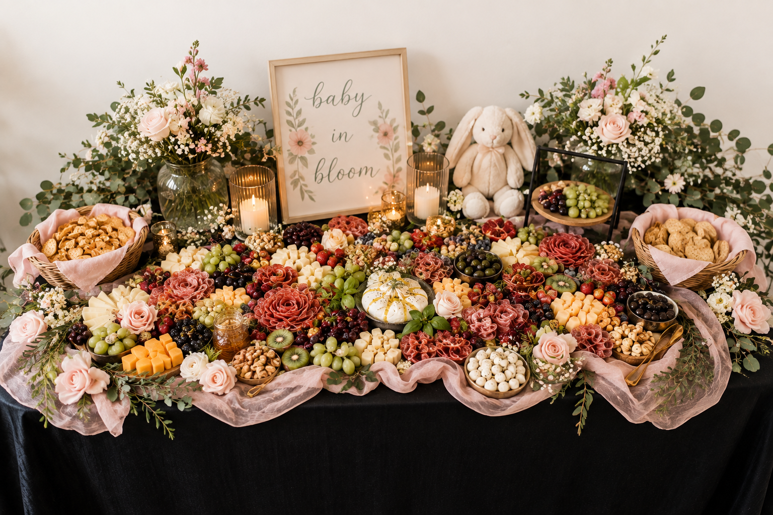 Grazing Tables - Large events deserve something unforgettable.  Perfect for  ✓ Weddings  ✓ Corporate Events  ✓ Holiday Parties  ✓ Bridal Showers  ✓ Grand Openings