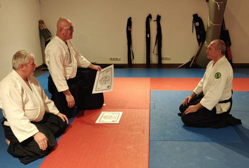 Remise de grade de l'école sakura académie belgique jodoigne