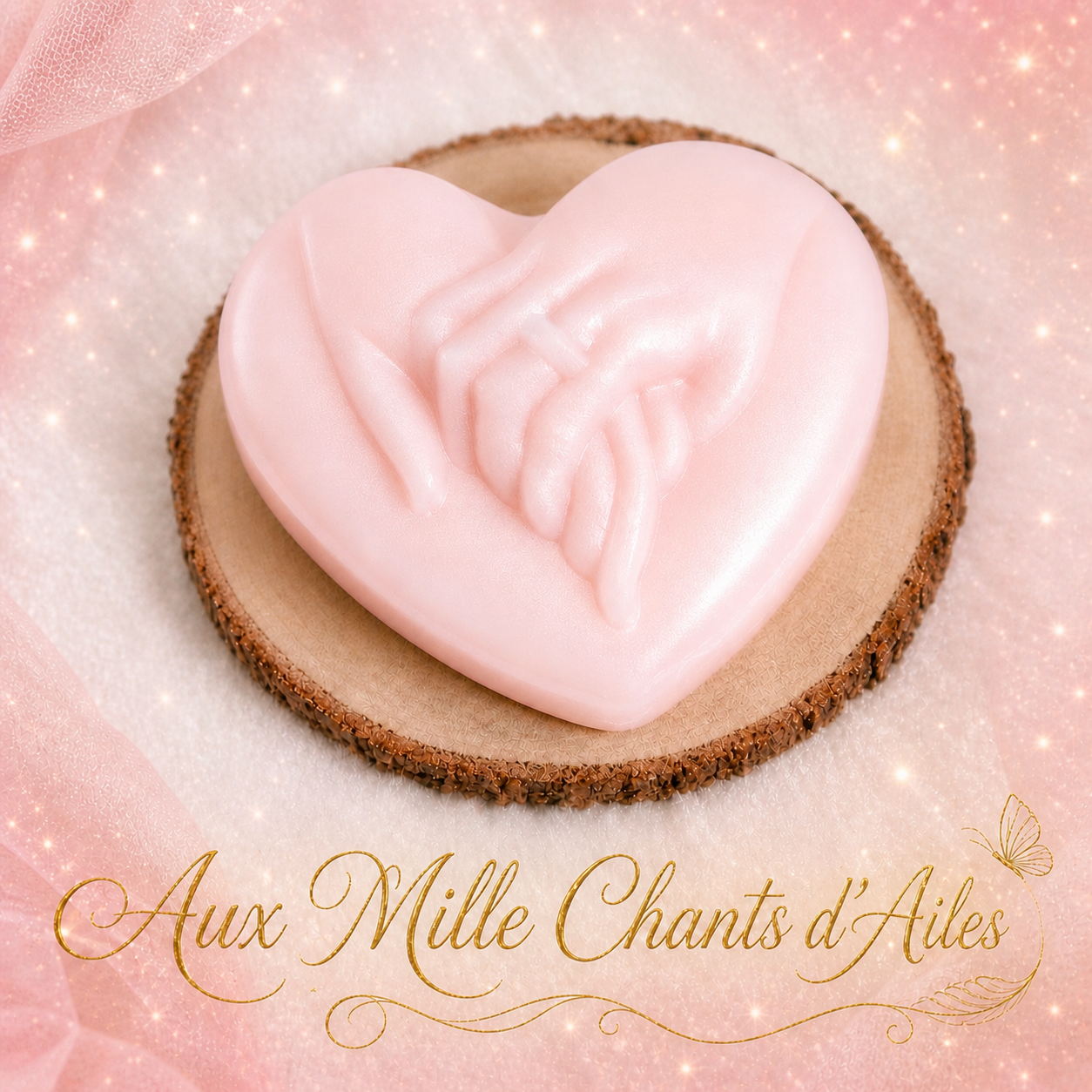 Galet Parfumé "Amour Ancré" parfum Caramel Beurre Salé