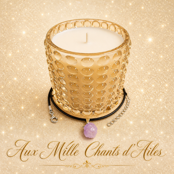 Bougie Bijou "Éclat D'Ambre" parfum Vanille