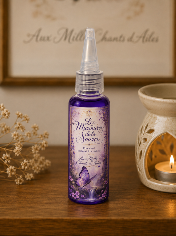 Concentré parfumé "Les Murmures de la Source" à la violette
