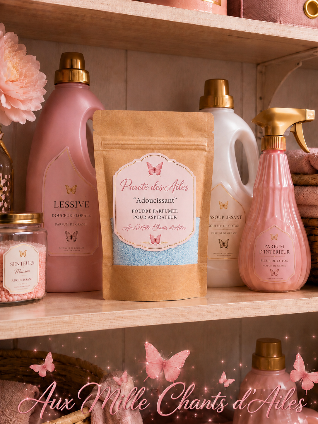Poudre Parfumée "Pureté de Coton" à l'Adoucissant