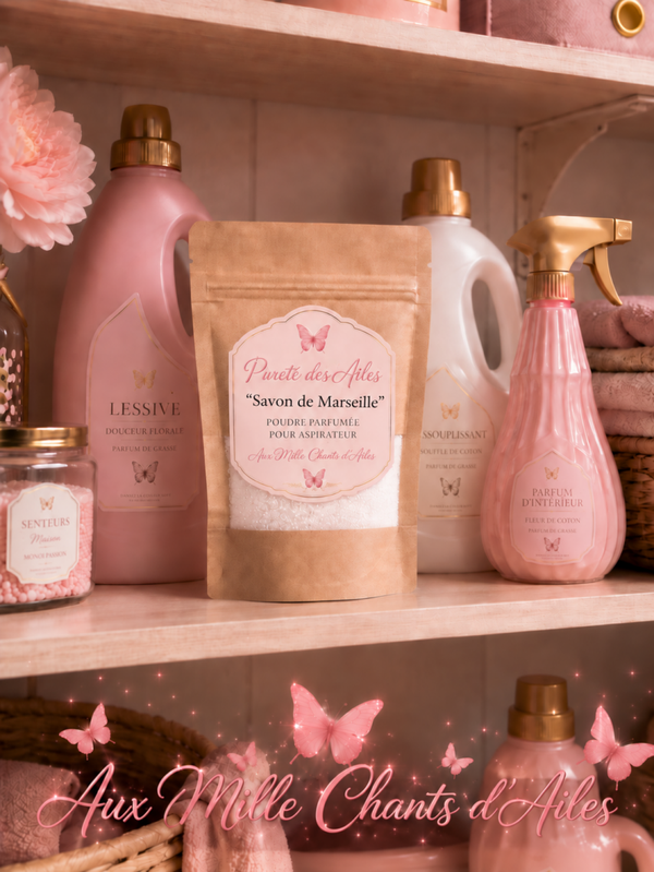 Poudre parfumée "Pureté des Ailes" au Savon de Marseille