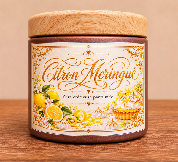 Fondant de Cire Crémeux "Citron Meringué"