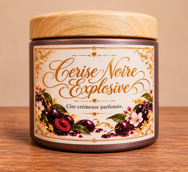 Fondant de Cire Crémeux " Cerise Noire Explosive"