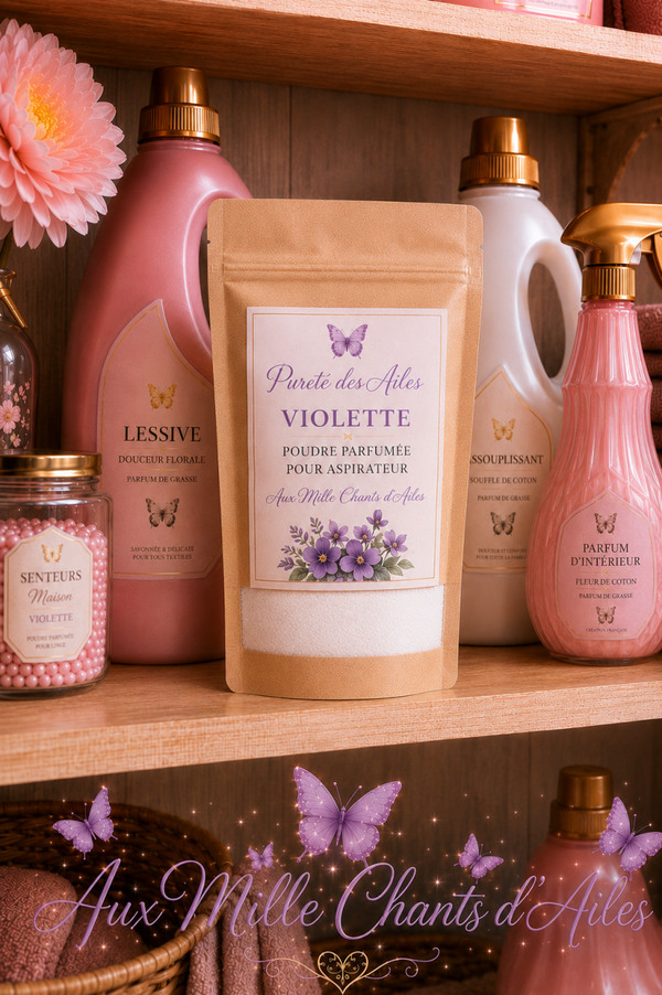 Poudre parfumée "Pureté des Ailes" Violette