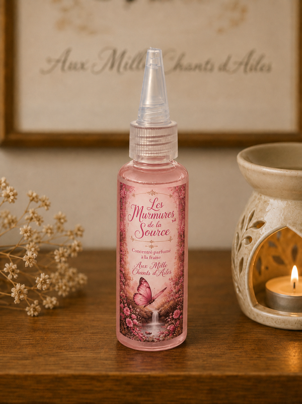 Concentré parfumé "Les Murmures de la Source" à la Fraise