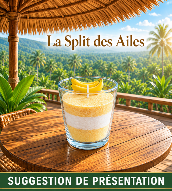 Bougie de sable parfumé "La Split des Ailes"