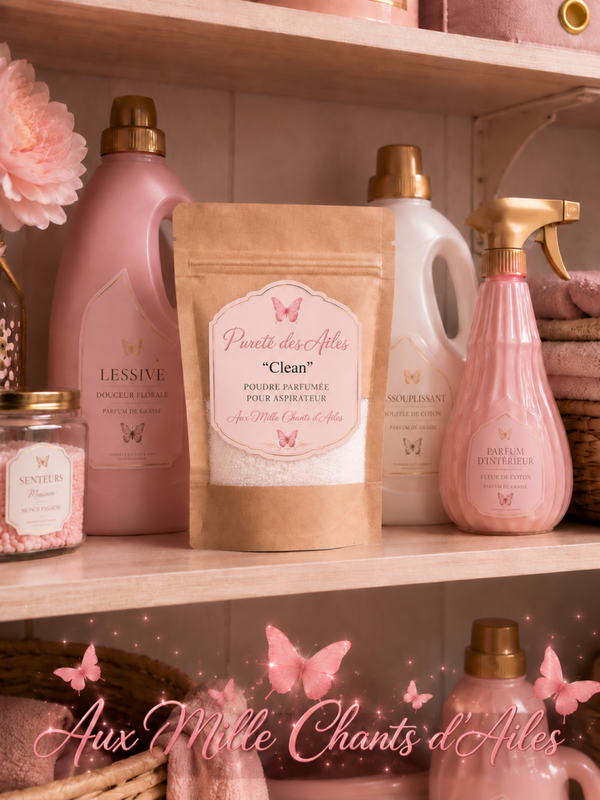 Poudre parfumée "Pureté des Ailes" parfum clean