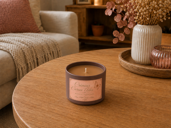 Bougie Parfumée "Crémeux Caram'Ailes"