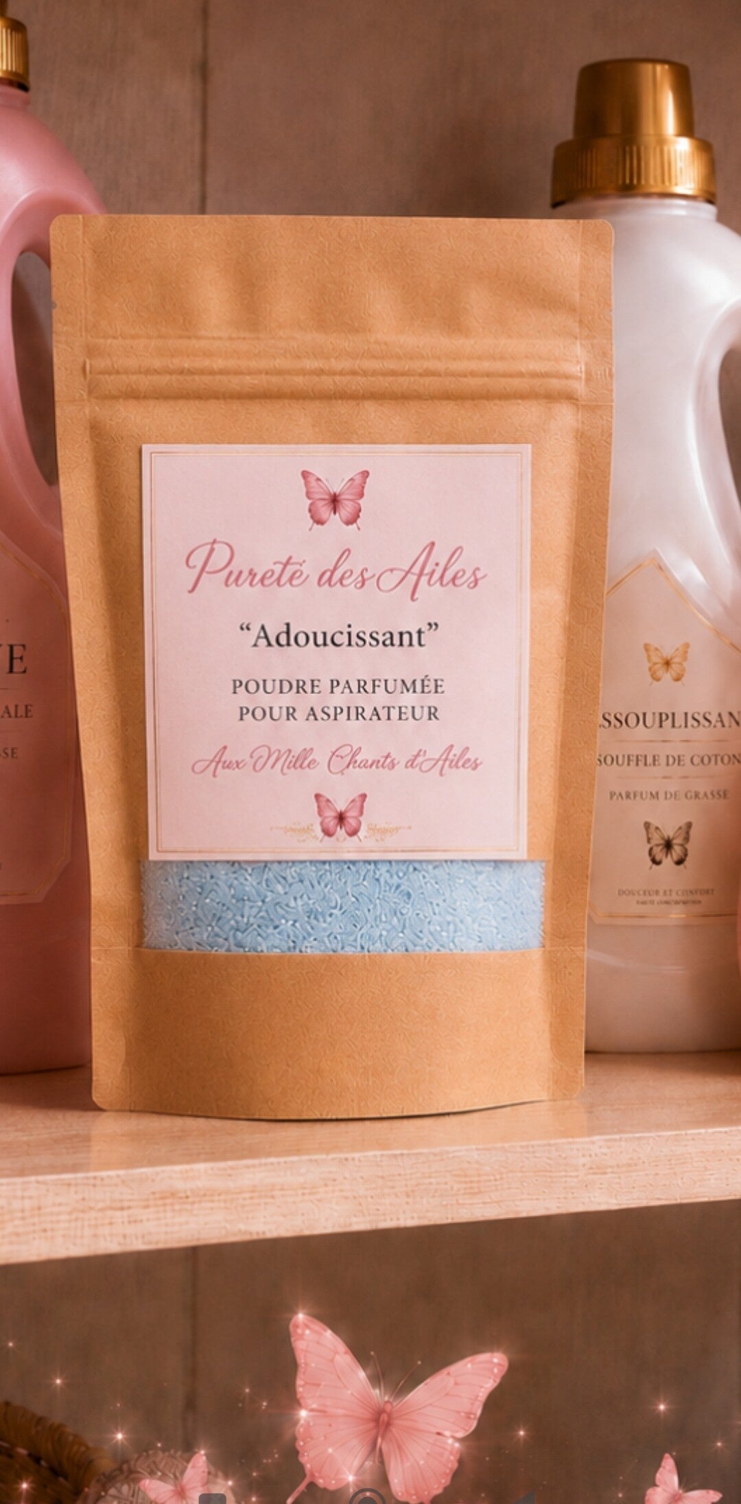 Poudre Parfumée "Pureté de Coton" à l'Adoucissant