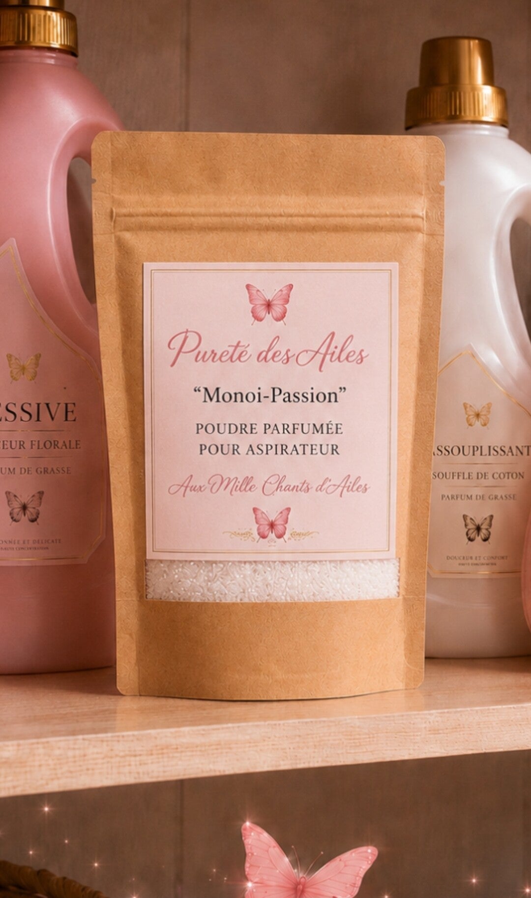 Poudre parfumée "Pureté des Ailes" Monoi-Passion