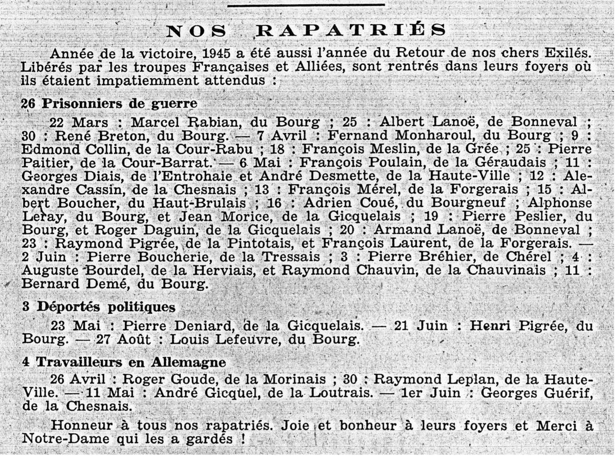 Groupe C.N.D. Castille de Ruffigné / L'HISTOIRE DE RUFFIGNÉ | Mairie de ...