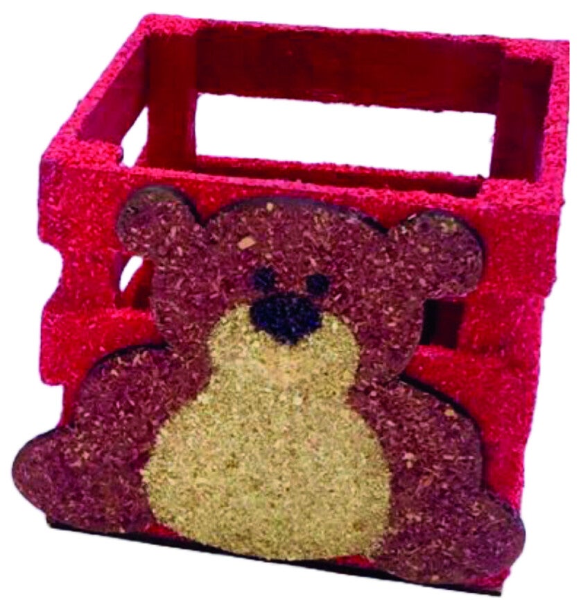 HUACAL DECORADO MODELO OSO