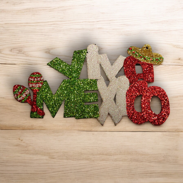 Letrero Viva México