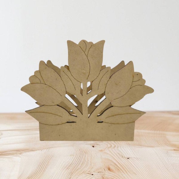 Servilletero Modelo Tulipanes