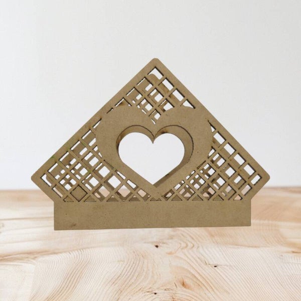 Servilletero Modelo Corazón