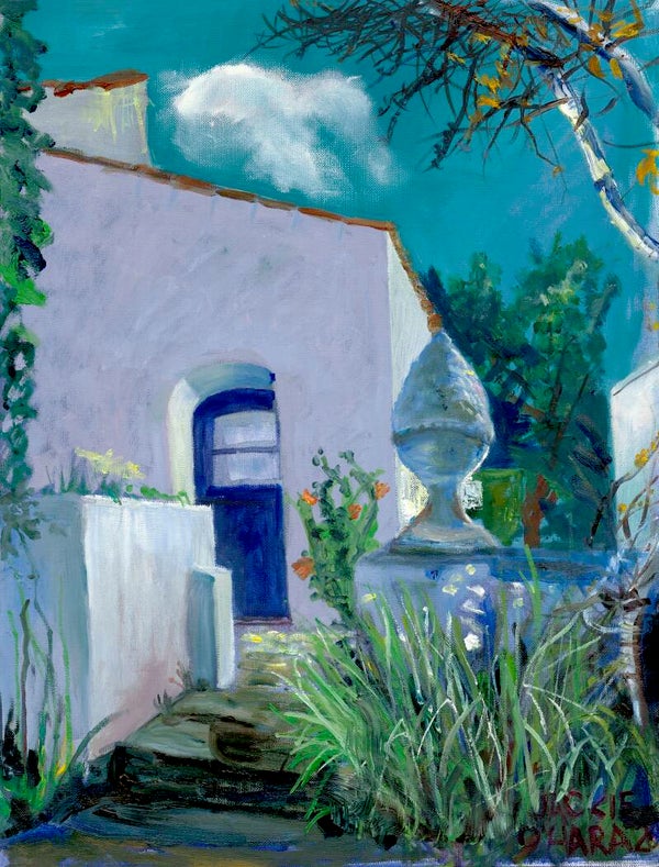 Doorway to Wilja's Lodge
