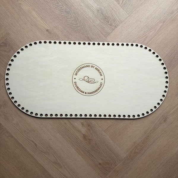 Multiplex Bodem voor Mozesmand by Miriam met 12 mm gaten 75 x 35 cm