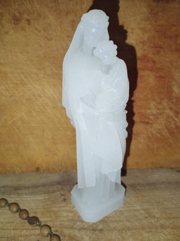 Bougie parfumée la vierge et l'enfant