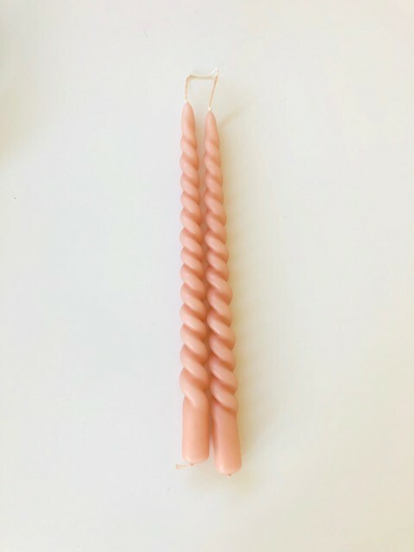 Swirl candle - Blossom (per 2)