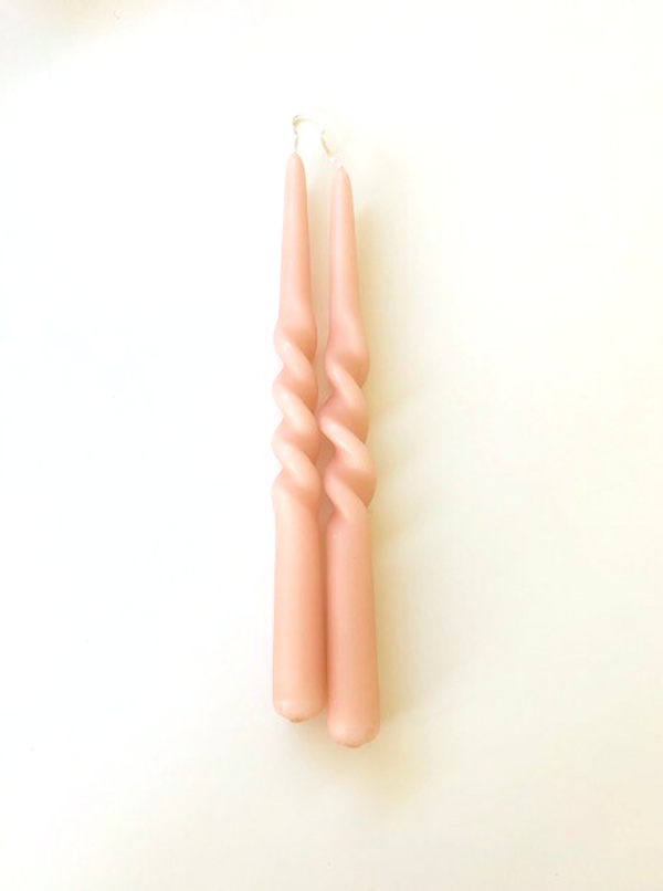 Twist candle - Blossom   (per 2)