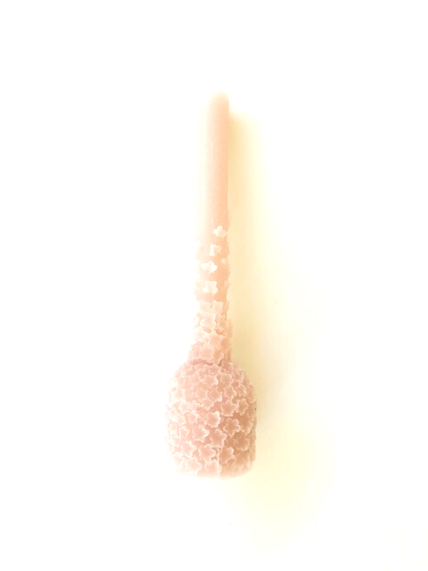 Sculpture candle bloom skin