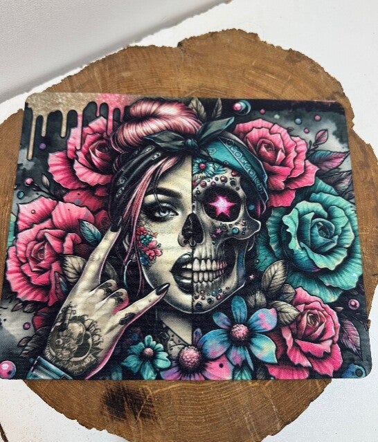 Tapis de Souris "Rebelle Fleuri