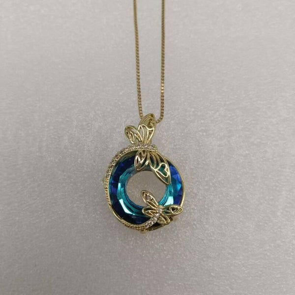 Vlinder Betovering Kristal Ketting