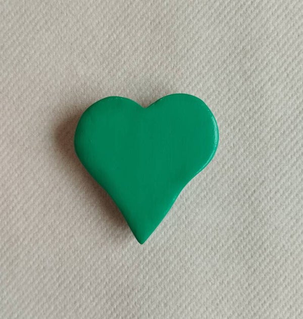 Magnet coeur vert