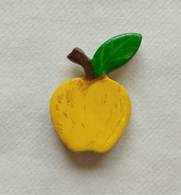 Magnet pomme jaune