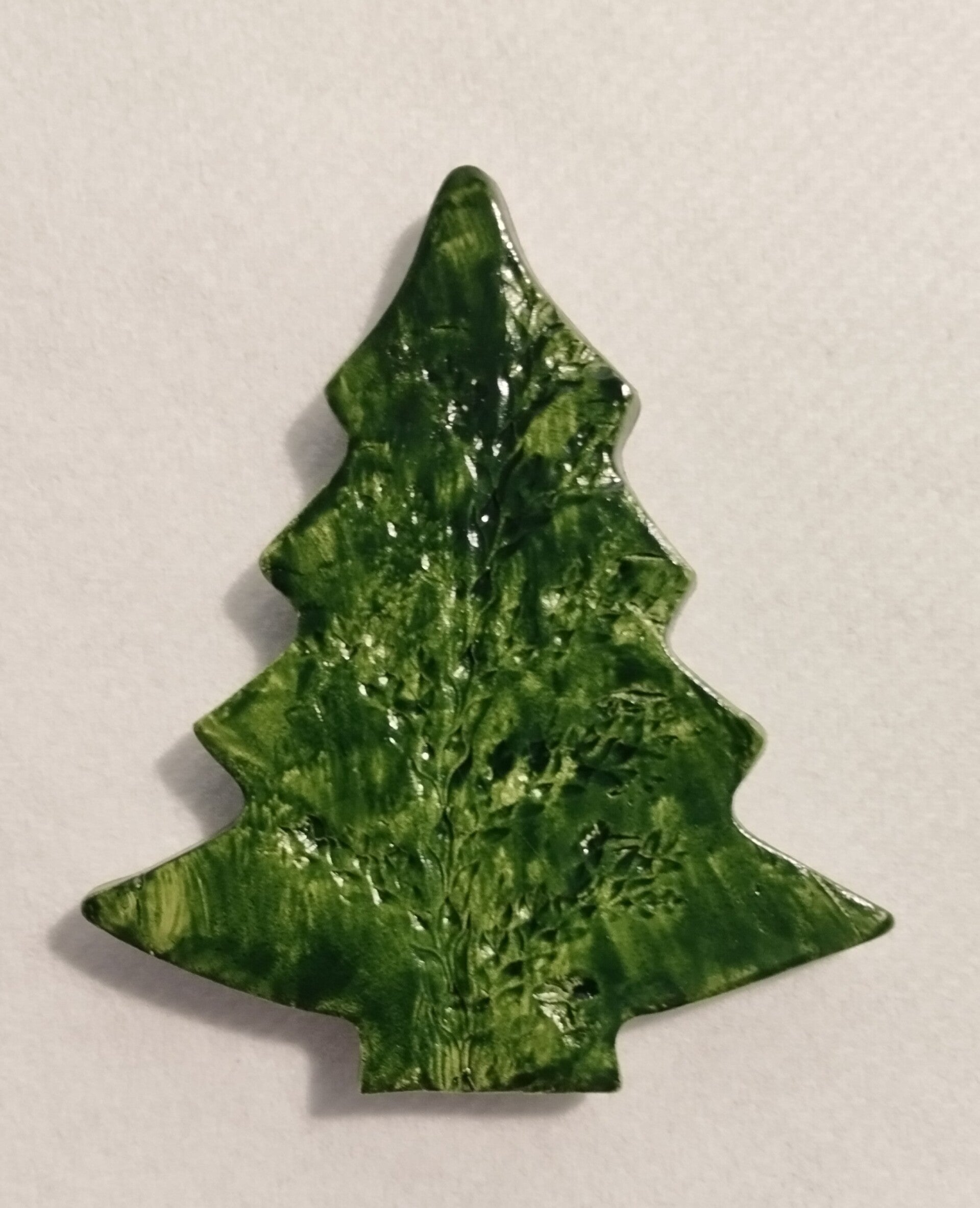 Sapin vert avec surimpression végétale
