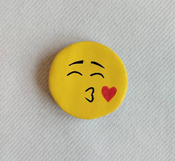 Magnet smiley bisous