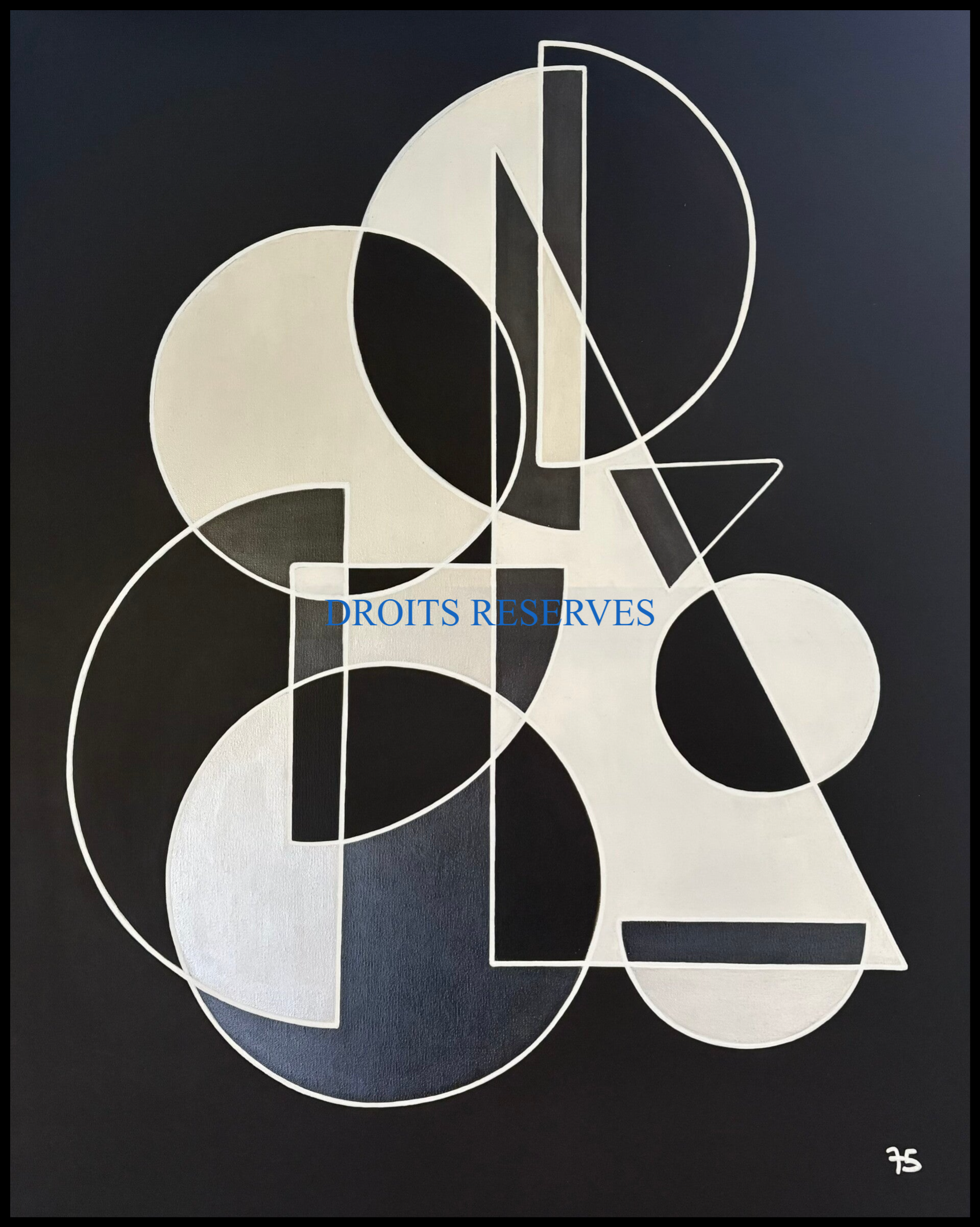 75125, tableau abstrait de Ge75